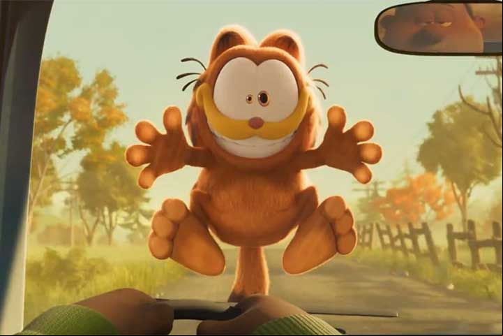 As tiras eram em preto e branco e possuíam desenhos diferentes para Garfield e o seu dono Jon. Elas possuíam um gato, pois havia uma falta de tirinhas estreladas por esses animais e existia uma chance de criar merchandising com o personagem.