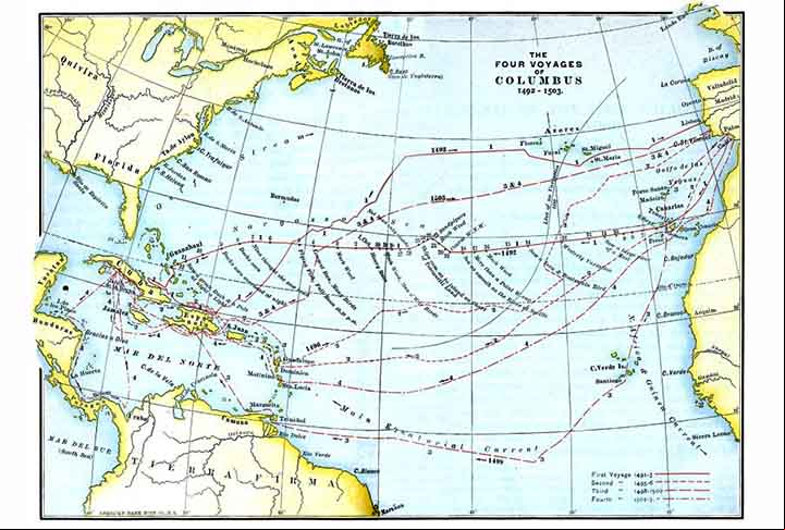 As viagens de Cristóvão Colombo abriram caminho para um período de contato, expansão, exploração, conquista e colonização do continente americano pelos Europeus pelos próximos séculos. Essas viagens e expedições trouxeram várias mudanças e desenvolvimentos na história moderna do Mundo Ocidental.