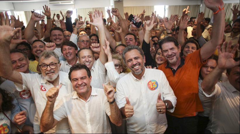  Cid Gomes e PSB entram de vez na campanha de Evandro Leitão.  (foto: Fabio Lima/ OPOVO)