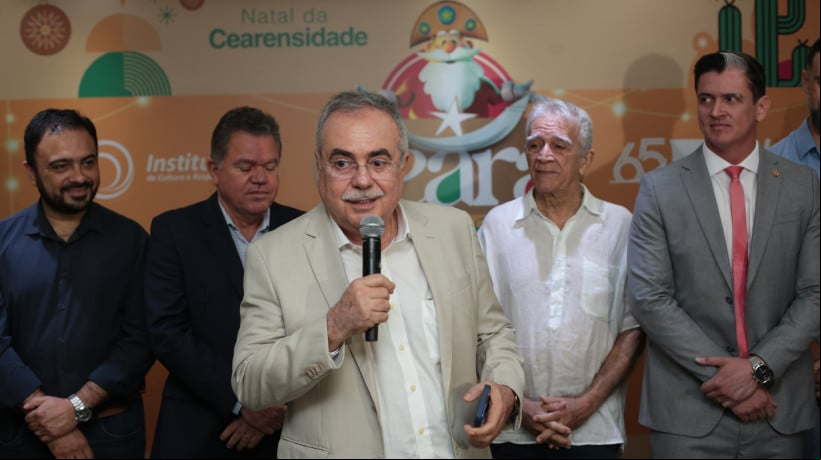 FORTALEZA-CE, BRASIL, 13.11-2024: Presidente da CDL de Fortaleza, Assis Cavalcante no Lançamento do Ceará Natal de Luz na CDL  (foto: Fabio Lima/ OPOVO)