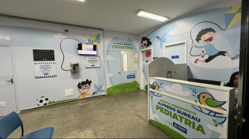 Unidade de Pronto Atendimento em Salvador para onde criança foi levada após afogamento em piscina