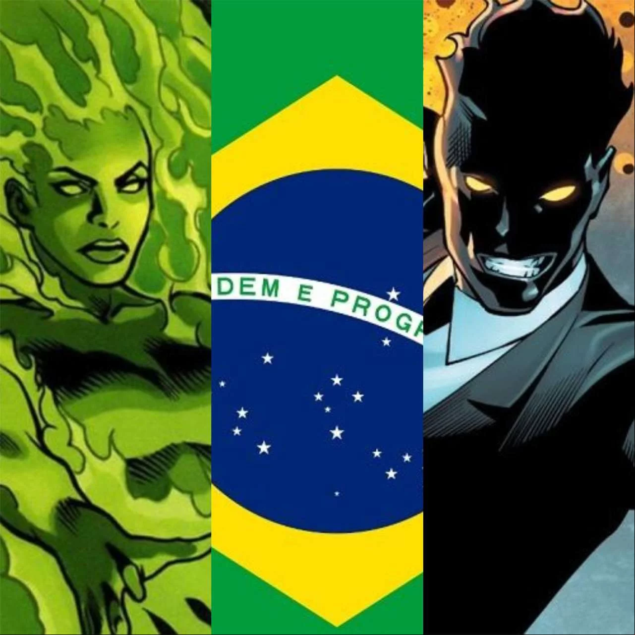 Você sabia que existem heróis e vilões da Marvel e da DC que são brasileiros? Confira nesta galeria quais são os principais nomes e também as suas principais características. 