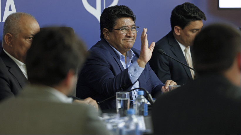 Ednaldo Rodrigues, presidente da CBF, em Assembleia Geral Extraordinária na sede da CBF