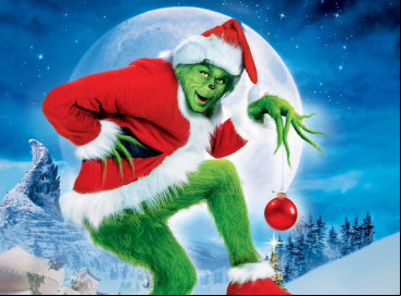Um dos filmes clássicos, ‘O Grinch’, conta a história de uma criatura verde que odeia o Natal e tenta acabar com a data. 