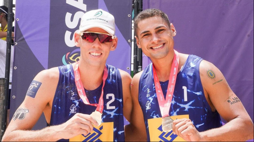Representando o Ceará, Mateus e Adelmo encerraram a temporada de 2024 do Circuito Brasileiro de Vôlei de Praia como a segunda melhor parceria do país.