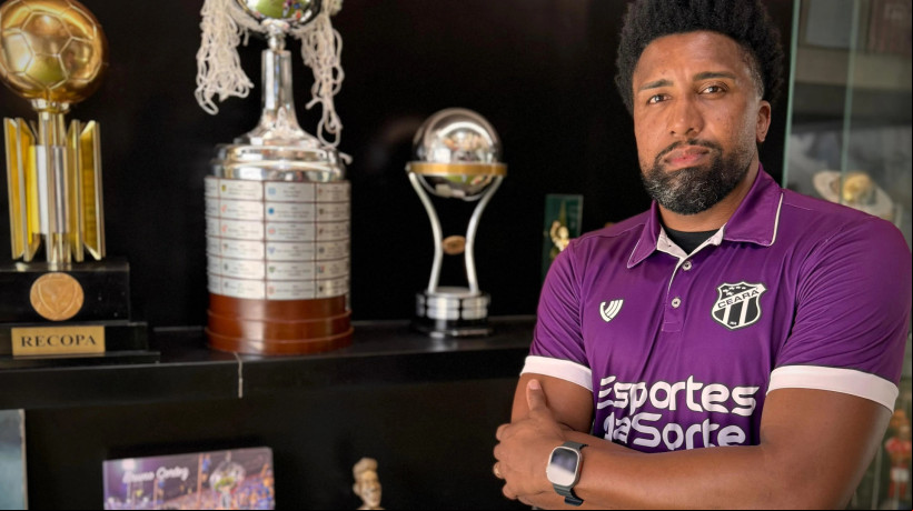 Bruno Cortez encerrou a carreira como jogador de futebol e será o novo treinador do time Sub-15 do Ceará