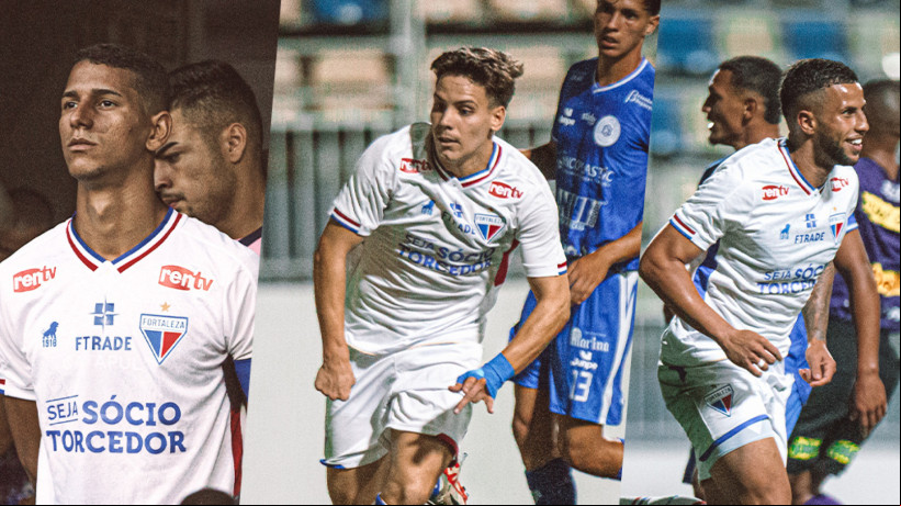 Gustavo Mancha, Lucca Prior e Kauê Canela foram os escolhidos pela comissão técnica do Fortaleza para participar da pré-temporada nos EUA