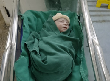 Bebê nasce em Forquilha após resgate de mãe ilhada pelas chuvas 