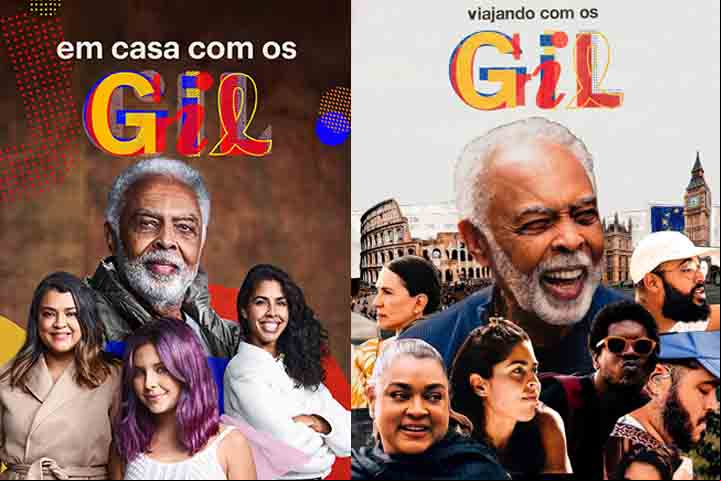 Entre esses artistas, está o renomado cantor Gilberto Gil, ícone da música popular brasileira. Ele estreou, em junho de 2023, o reality Viajando com os Gil, que mostra a rotina de viagens da sua turnê internacional Nós, A Gente.