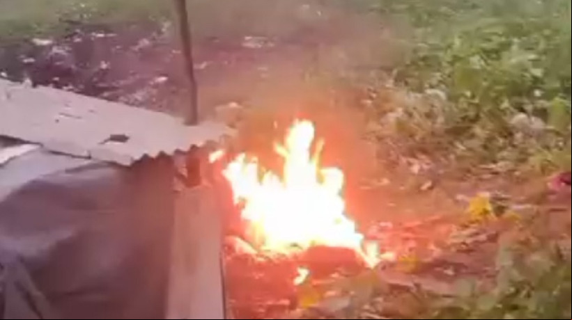 Homem foi morto e, em seguida, teve o corpo teve o corpo incendiado no residencial Nova Caiçara, em Sobral