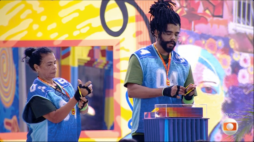 Diogo Almeida e Vilma fizeram a divisão entre VIP e Xepa após vencer a segunda Prova do Líder do Big Brother Brasil 2025 (BBB25) na noite dessa quinta-feira, 23 