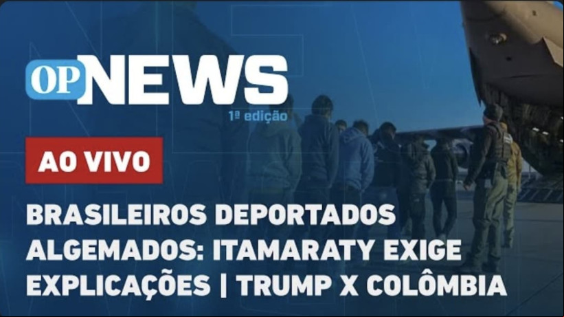 Brasileiros deportados algemados: Itamaraty exige explicações; Trump x Colômbia