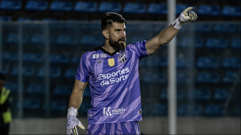 Fernando Miguel é titular do Ceará no Brasileirão