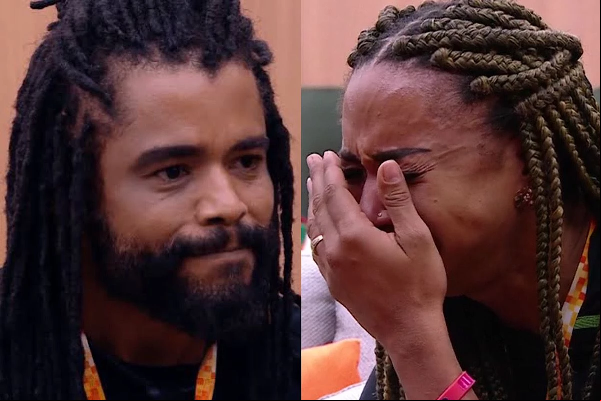 Aline se distancia de Diogo após contragolpe em Paredão do BBB 25