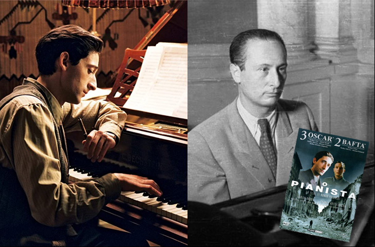 Adrien Brody - O Pianista (2002) - O ator americano interpretou o pianista polonês Wladyslaw Szpilman (1911-2000). Judeu, ele trabalhou numa rádio de Varsóvia até a invasão da Alemanha Nazista em 1939, quando precisou se refugiar em prédios abandonados e ruínas da cidade.