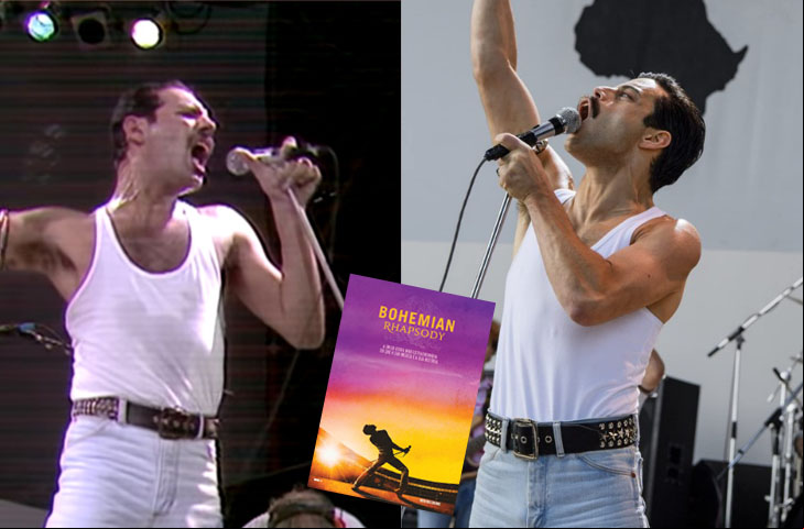 Rami Malek - Bohemian Rhapsody (2018) - O ator americano, de ascendência egípcia, interpretou o cantor Freddie Mercury (1946-1991). A atuação avassaladora também rendeu os prêmios BAFTA, Globo de Ouro e Screen Actors Guild.