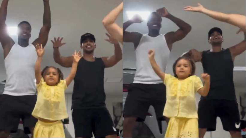Liz, filha de Léo Santana, apareceu em vídeo dançando música de Ivete Sangalo