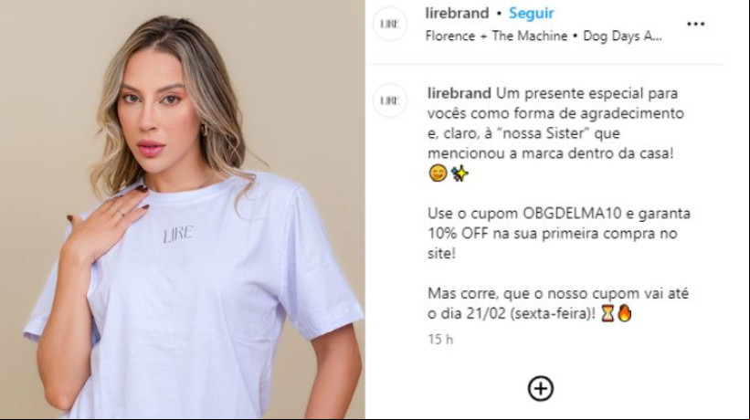 Marca de roupas da cearense Renata viraliza após crítica de Delma no BBB 25