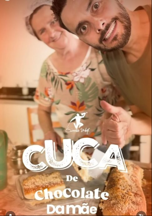 O artista foi além e decidiu publicar não só as imagens de Dona Marlice preparando o doce, como dividiu a receita com os seguidores; confira a seguir e faça você também!