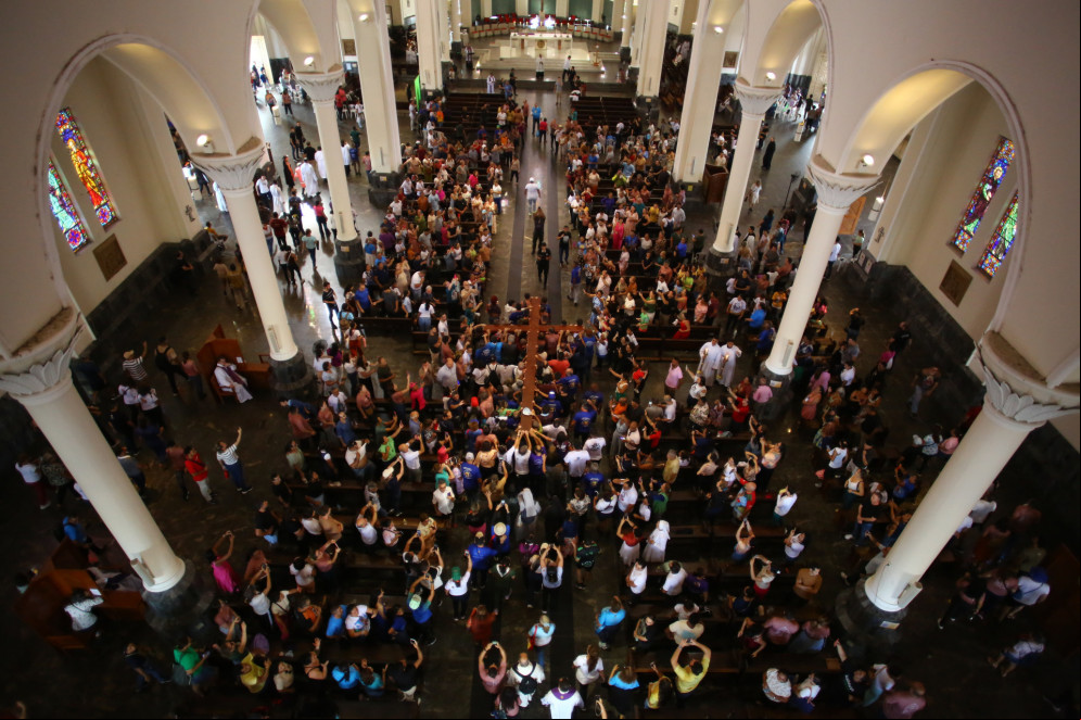 FORTALEZA-CE, BRASIL, 22.03.2025: Caminhada Penitencial. Sai da Igreja da Saúde até a Catedral. (foto: Fabio Lima/ OPOVO) FORTALEZA-CE, BRASIL, 22.03.2025: Caminhada Penitencial. Sai da Igreja da Saúde até a Catedral. (foto: Fabio Lima/ OPOVO)