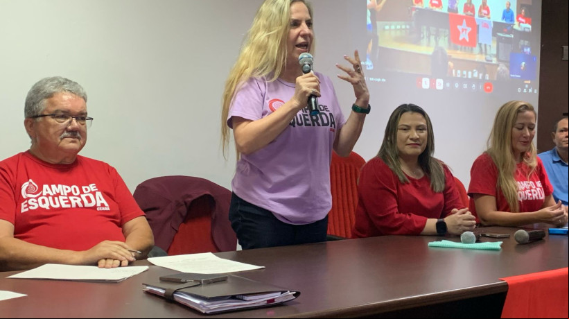 Luizianne Lins é lançada pré-candidata à senadora pelo Campo de Esquerda do PT