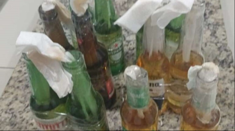 Artefato explosivo apreendido com suspeito na Barra do Ceará, em Fortaleza