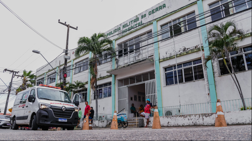 Fachada do Hospital da Polícia Militar