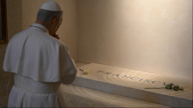 Papa Leão XIV visitou túmulo do antecessor, papa Francisco