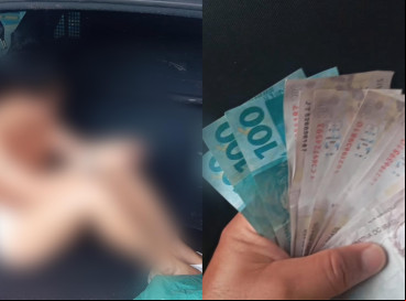 Mulher foi presa em posse de R$ 2,1 mil em notas falsas em Juazeiro do Norte, no Ceará 