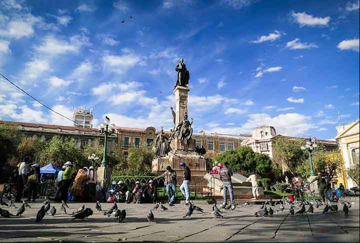 A Bolívia é um Estado secular e garante a liberdade de religião. A Constituição estabelece que: O Estado respeita e garante a liberdade de religião e de crenças espirituais, em concordância com sua visão de mundo. O Estado é independente da religião