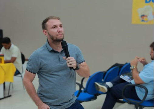 Atual secretÃ¡rio de Esporte e Juventude de Juazeiro do Norte, Philippe Agnis