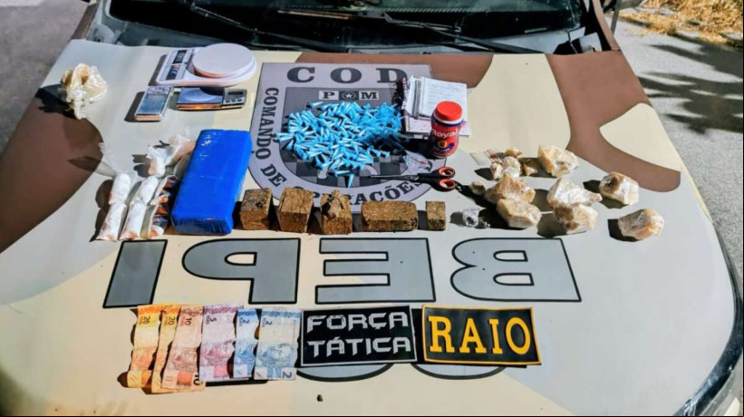 ApreensÃ£o de drogas em Nova Russas, no CearÃ¡  