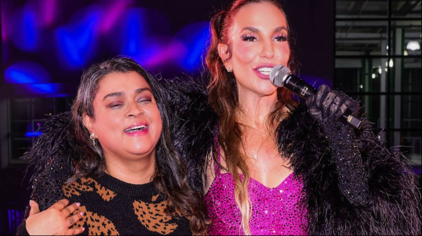 Preta Gil e Ivete Sangalo são amigas de longa data e já gravaram uma música juntas em 2014