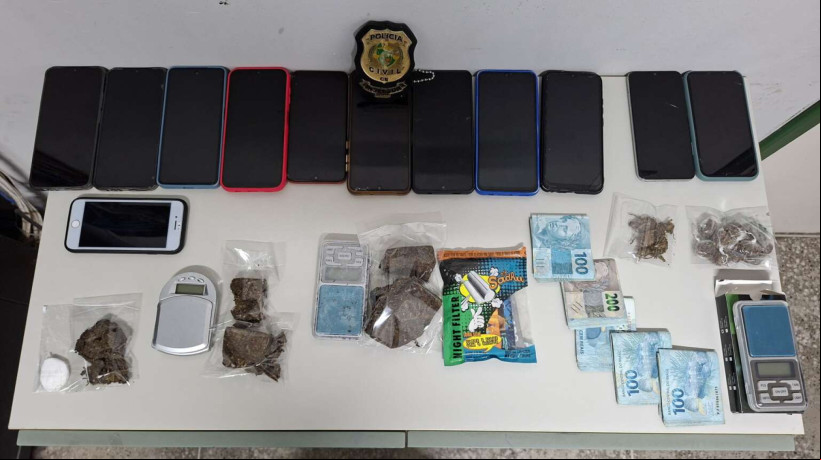 Operação da Polícia Civil prendeu oito suspeitos nesta quarta-feira, 28