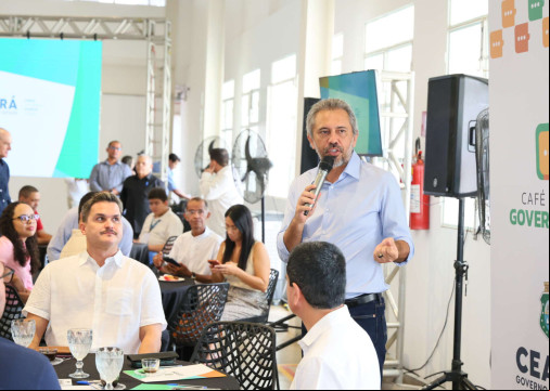 ï¿¼GOVERNADOR Elmano de Freitas durante visita ao Cariri