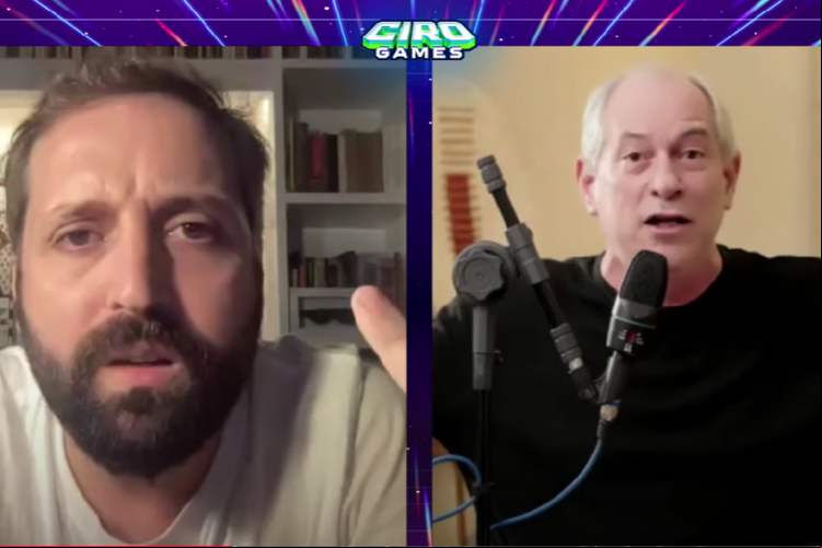 Ciro debateu com Gregório Duvivier na última sexta, 20 de maio