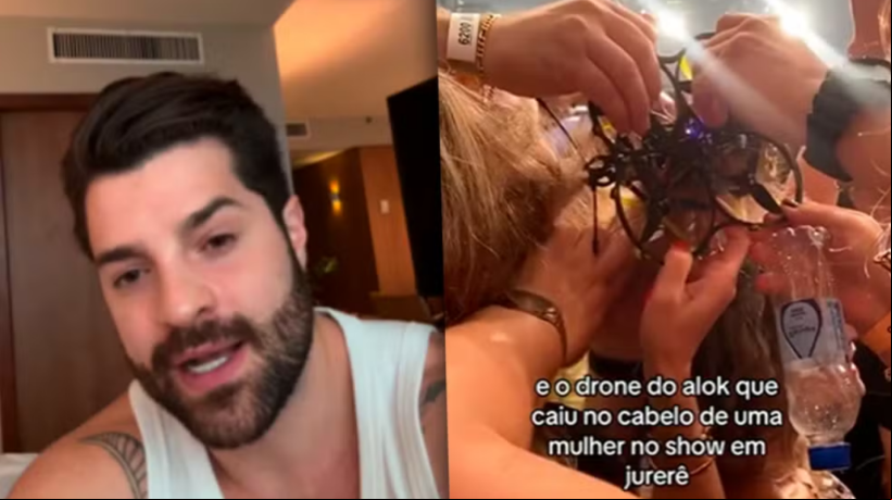 Alok explica incidente com drone durante show