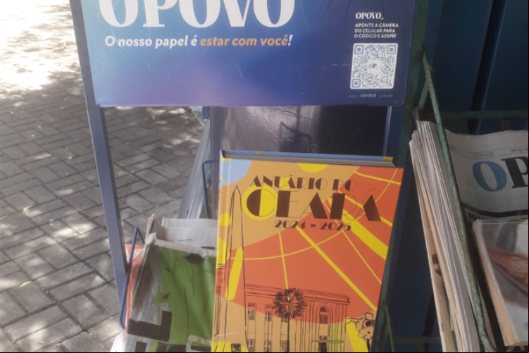 Anuário do Ceará 2024-2025 começa a ser vendido em bancas e livrarias de Fortaleza
