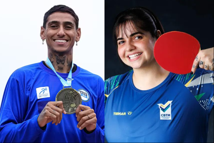 Gabriel Garcia e Bruna Alexandre irão disputar Olimpíadas e Paralimpíadas em Paris.