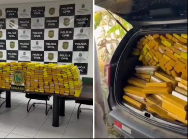 Mais de 270 kg de maconha são apreendidos em Horinzonte, no interior do Ceará 