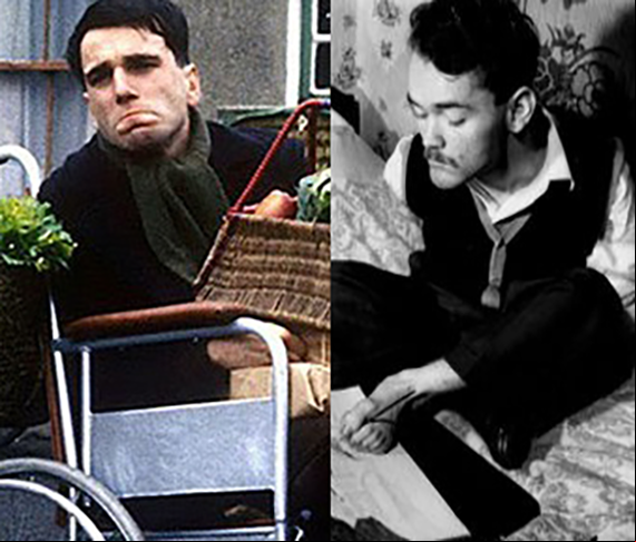Daniel Day-Lewis - Meu Pé Esquerdo (1989) - Daniel já havia faturado um Oscar pelo papel do pintor e escritor irlandês Christy Brown (1932-1981), que nasceu com paralisia cerebral. Ele usava o pé esquerdo para pintar e escrever. Mais uma interpretação impactante de Lewis.