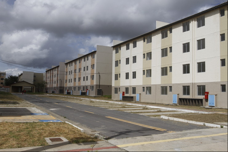 Residencial José Euclides, no Grande Jangurussu, na periferia de Fortaleza