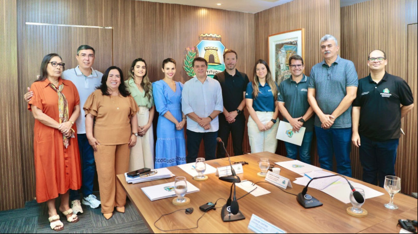 O prefeito de Fortaleza, Evandro Leitão, esteve reunido com a Fifa nesta terça-feira, 27.